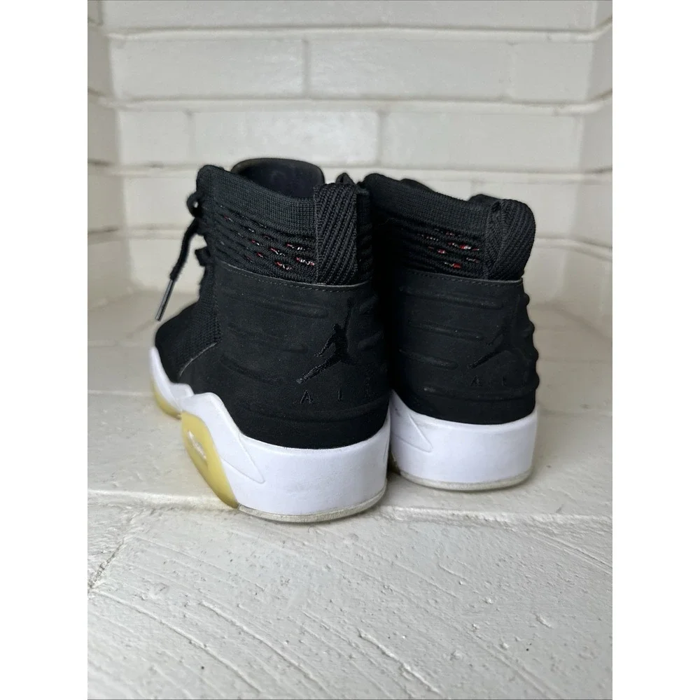 Jordan Airknit Elevation 23 Sneakers Men's Size 8 Black Red AJ8207-023